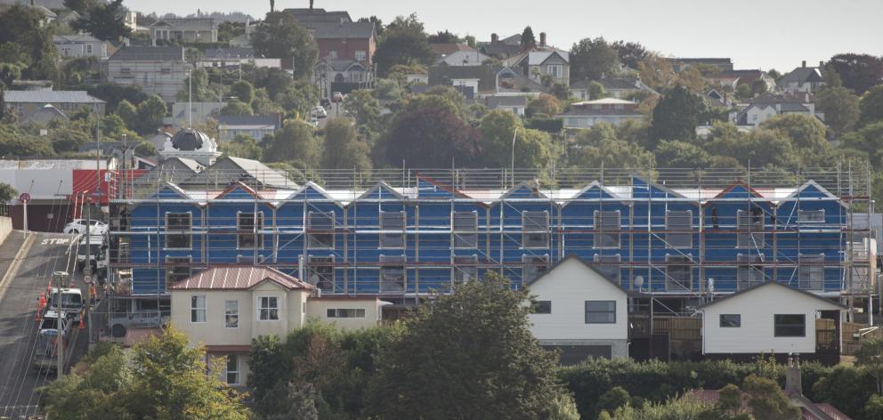 Stage 1 of a new 19-unit housing development in Brunel St, Mornington, nears completion. PHOTOS:...