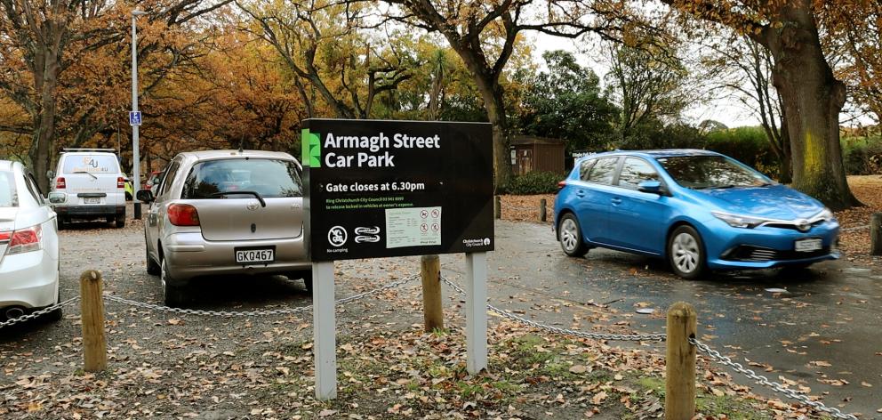 Motorists may soon have to pay to park at the  Armagh Street Car Park. Photo: Geoff Sloan