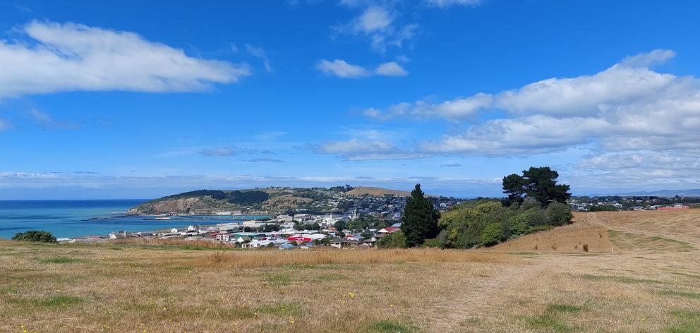 The hills behind Oamaru are bare and beautiful. Photo: Clare Fraser