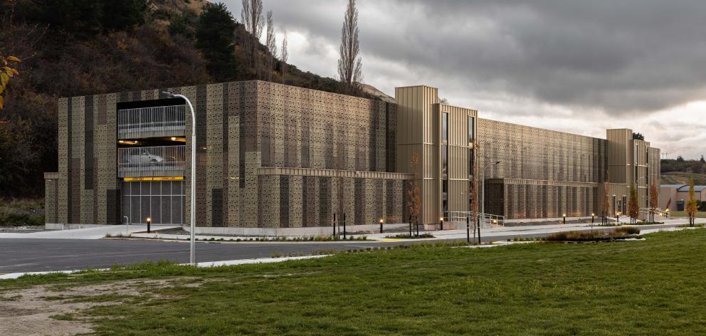 The recently-completed private carparking building opposite the Queenstown Events Centre. PHOTO:...