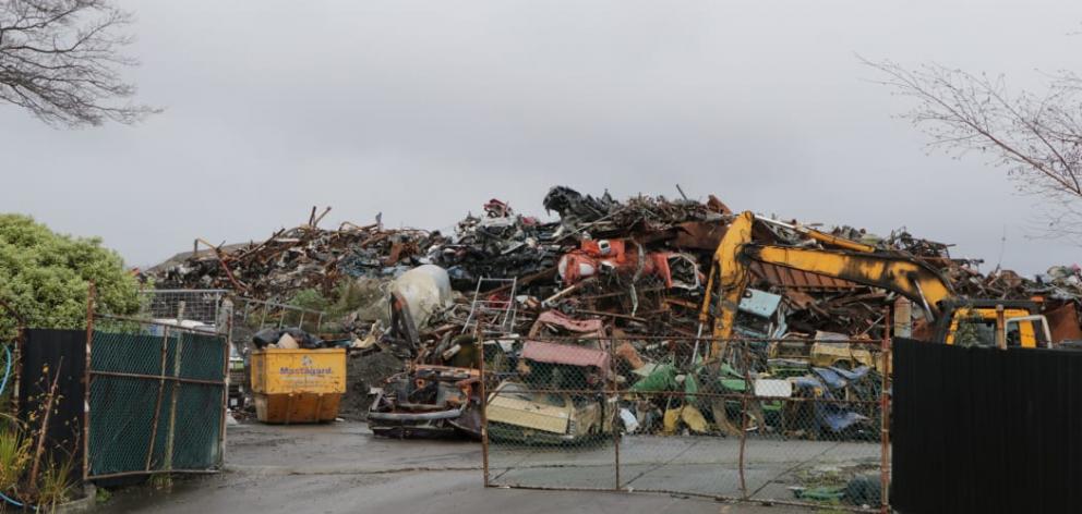 The National Steel yard in Woolston. Photo: Supplied / Phoebe Utteridge