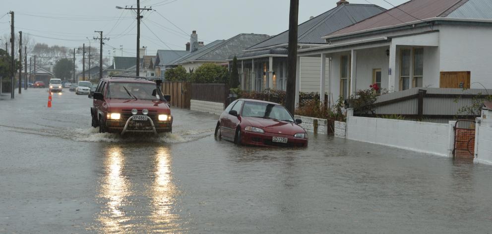 Some of South Dunedin’s housing stock, including the home visited for this story, was flooded in...