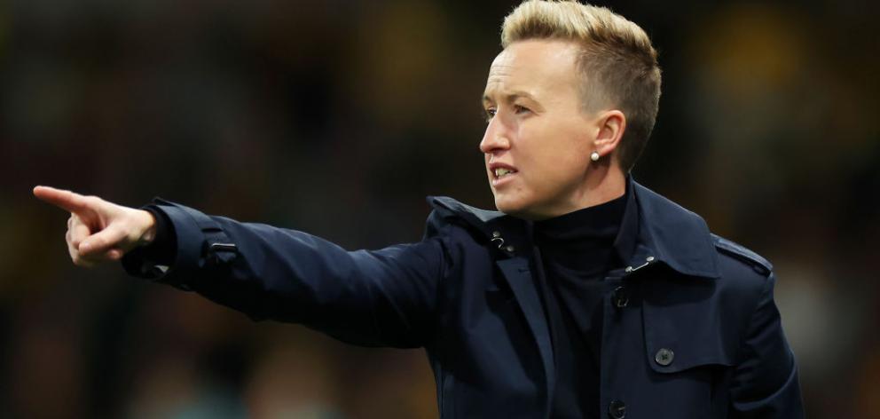 Canada's head coach, and the former head of Football New Zealand, Bev Priestman. Photo: Getty...