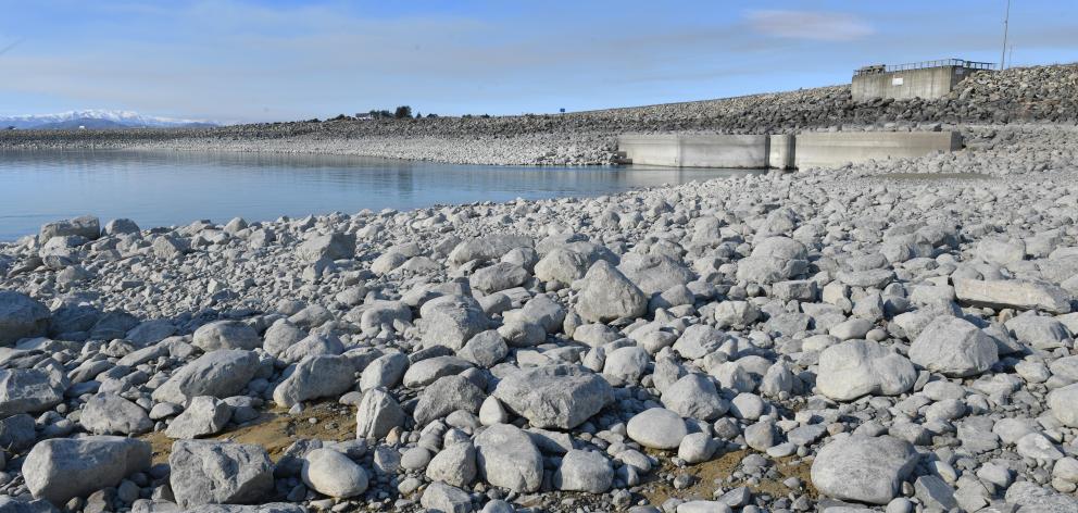 Lake Pūkaki levels are already low.