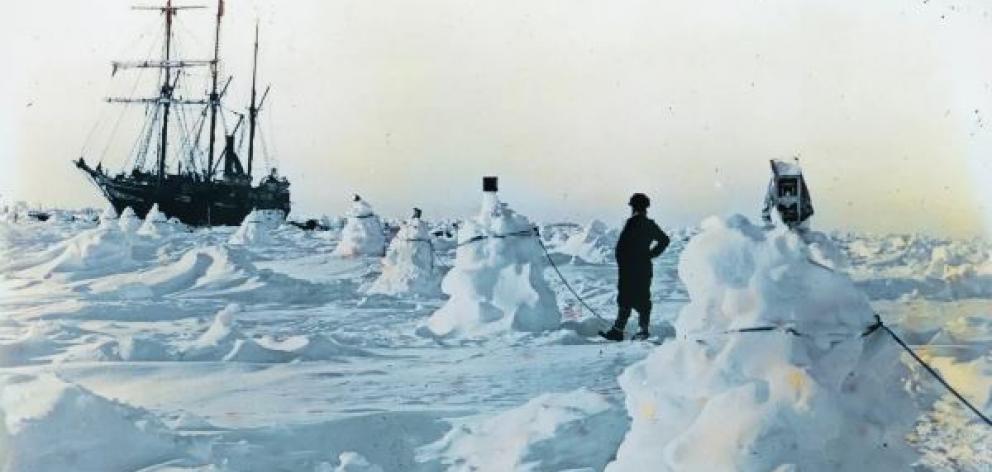 The Endurance sank in the Antarctic Weddell Sea during Ernest Shackleton's voyage in 1915. Photo:...