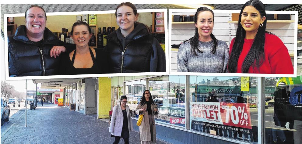 Inset left: Enjoying their new premises are (from left) Housekeepers Pantry front-of-house Anna...