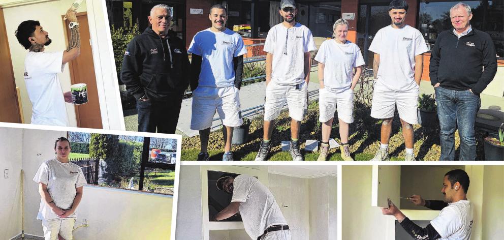 (Clockwise from right) Involved in the Master Painters New Zealand Apprentice of the Year...