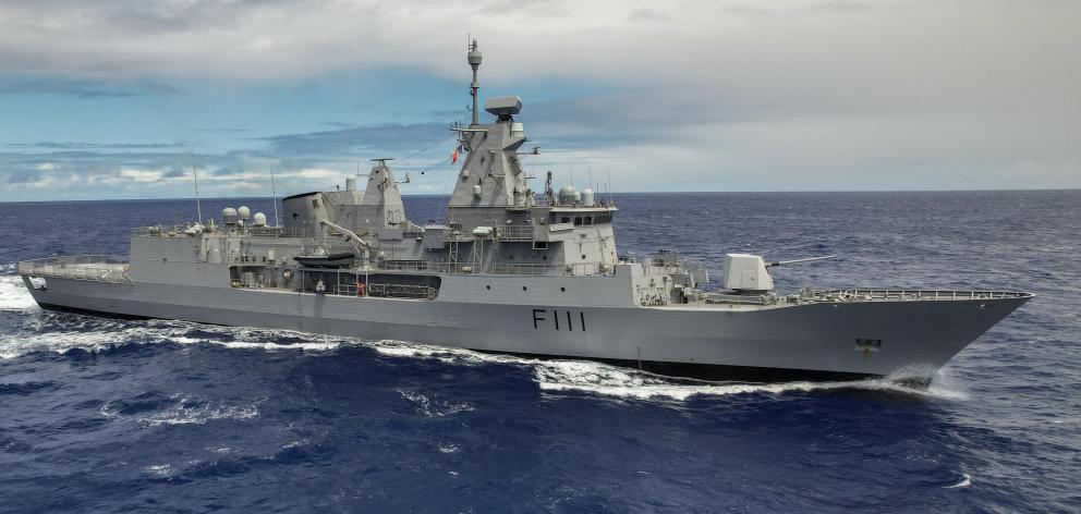 The Royal New Zealand Navy frigate HMNZS Te Mana. PHOTO: RNZN