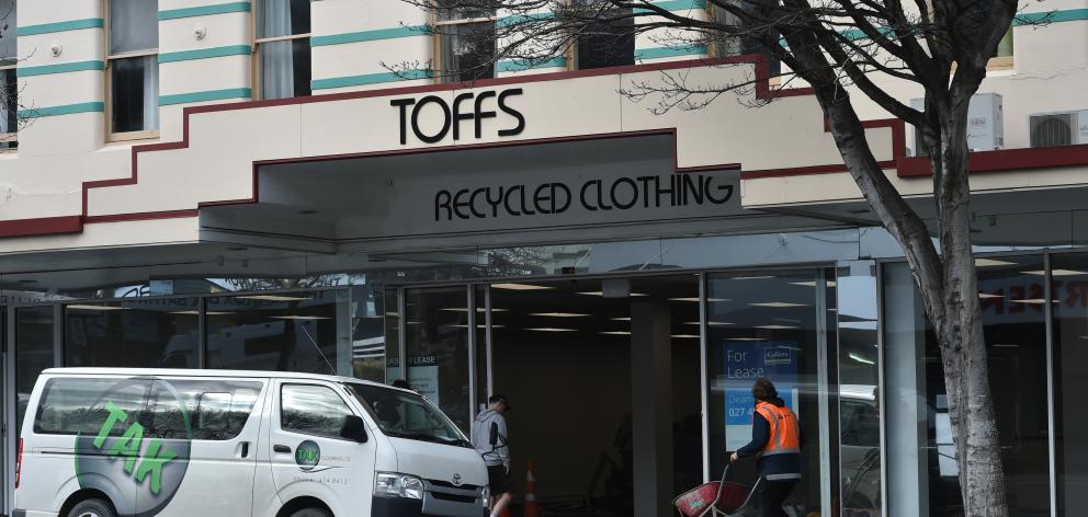 The former Toffs recycled clothing building, at 471 Princes St, will be occupied by the SPCA’s...