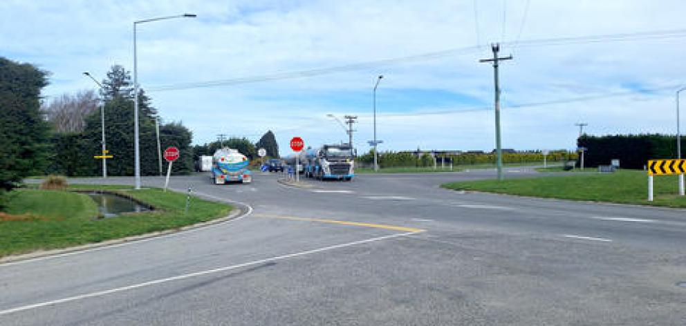 A number of rural intersections like Charing Cross were supposed to get increased signage to...