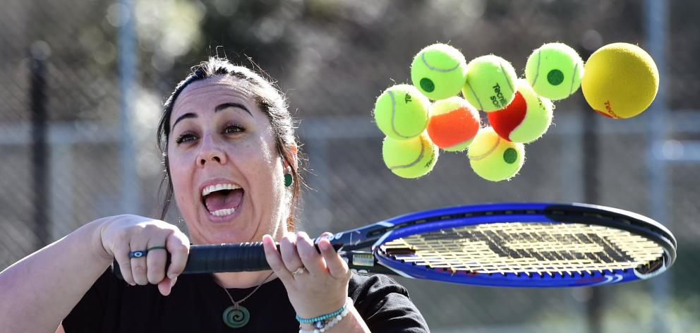 Andrea Ryder is settling in as Tennis Otago’s new game development officer. PHOTO: PETER MCINTOSH