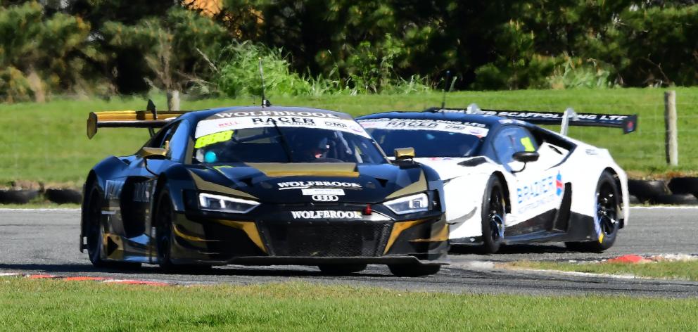 Christchurch pair Steve Brooks and Bill Riding guide their Audi R8 to victory in the three-hour...