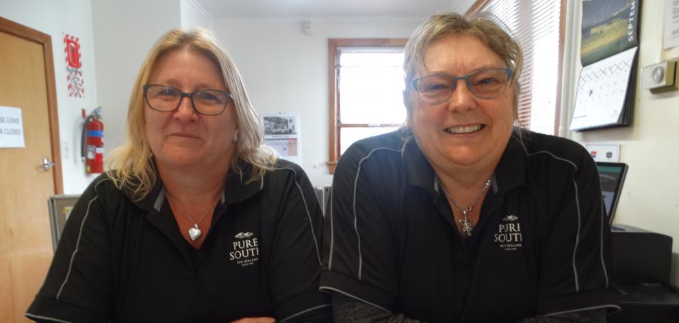 Alliance Group Butcher Shop staff Viki McLaren (left) and Lavina Stringer see out their last days...