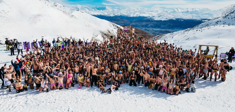 Snow Machine party-goers were enjoying themselves at the Remarkables Ski Area near Queenstown on...