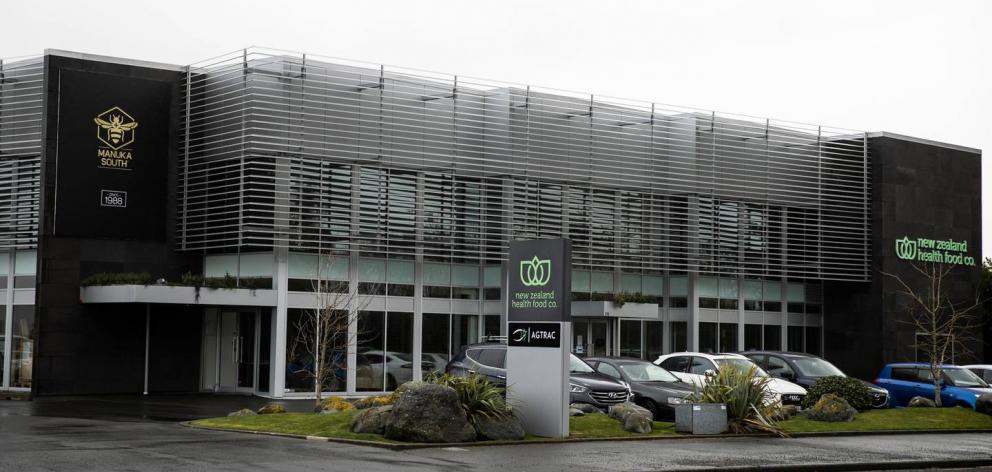 New Zealand Health Food Co. Ltd's Christchurch office. Photo: George Heard