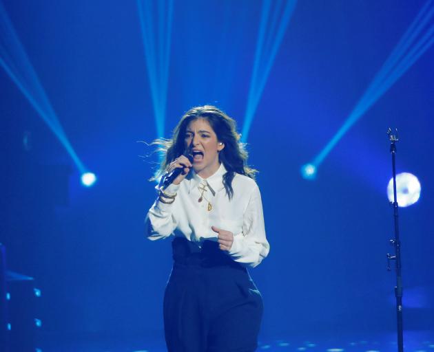 Lorde performing at the 2018 MusiCares Person of the Year show honouring Fleetwood Mac in New...