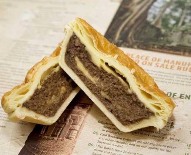 The winning mince and cheese pie from Goldstar Patrick's Pies. Photo: upplied 