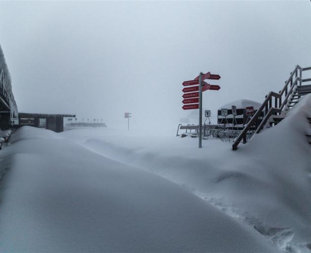 Mt Hutt received 83cm of new snow this week. Photo: Nicole Hawke/Mt Hutt