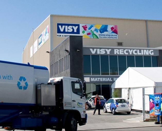 The baby's body was found at the Visy Recycling Centre in Onehunga. Photo: NZH