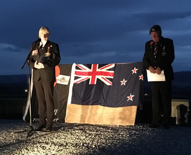 In Central Otago district, several hundred gathered for a dawn service at the Clyde lookout...