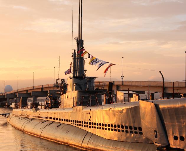 The USS Bowfin at sunset. PHOTO: PEARL HARBOUR HISTORIC SITES 