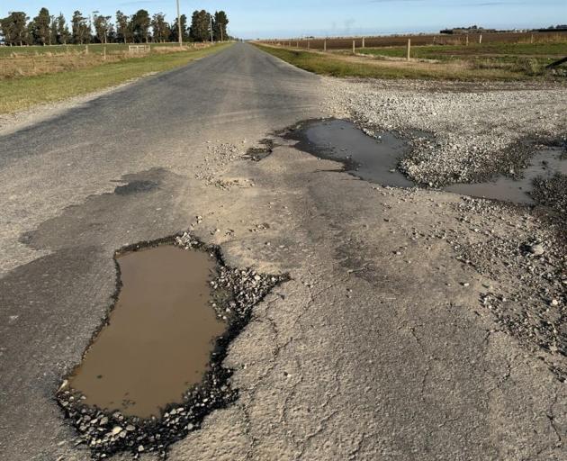 Earlier this year, the giant pothole was not repaired for two weeks after it was notified to the...