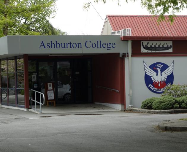 Ashburton College. Photo: Ashburton Courier