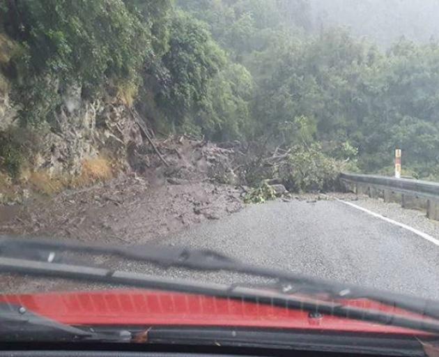 Glenorchy Road near Bob's Cove. Photo: Supplied by Irahaira