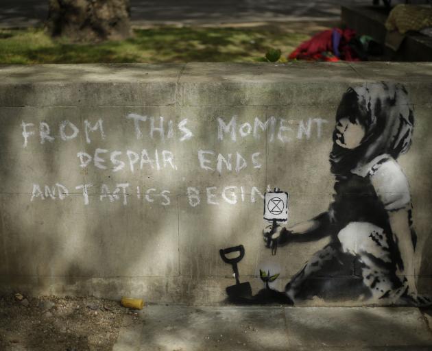 Climate Mural Appears - Is It Banksy? | Otago Daily Times Online News