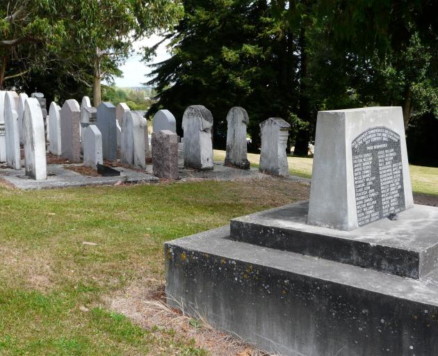 The 1879 mine explosion memorial site in Kaitangata, marking the 34 lives lost. Photo: Richard Davison