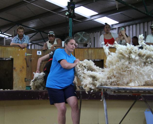 Pagan Rimene’s wool-grading precision secured her the title of the country’s top woolhandler.