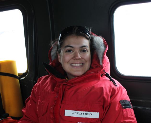 Otago Museum science engagement co-ordinator Jessa Barder travels in an all-terrain amphibious...