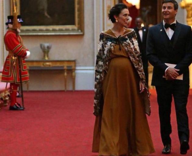 The couple at Buckingham Palace during a recent trip to Britain. Photo: NZ Herald 