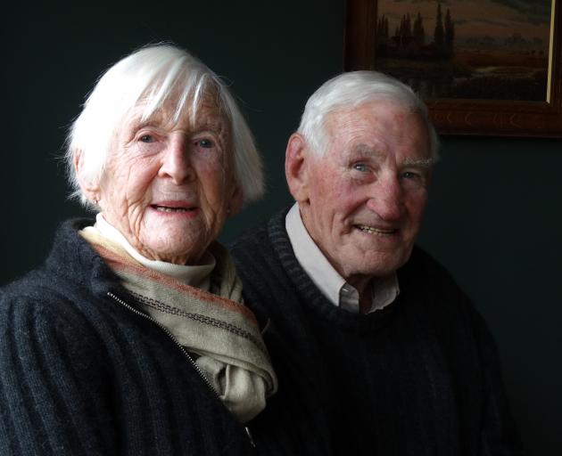 Former Tarras farmers Bill and Frances Gibson, of Malvern Downs. Photo: Mark Price 