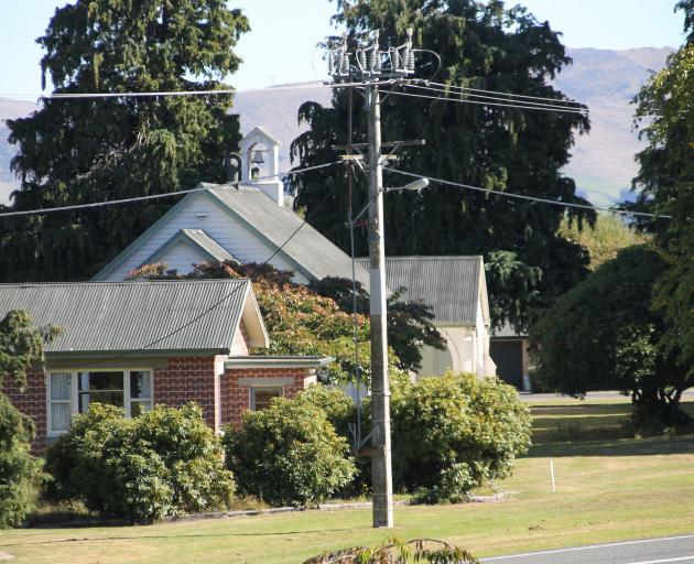 The Lawson cypress trees next to the Lumsden Presbyterian Church. PHOTO: MICHAEL CURREEN (file)