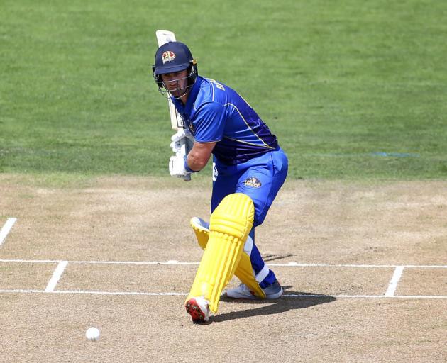 Neil Broom in action at the University of Otago Oval. Photo: Getty Images 