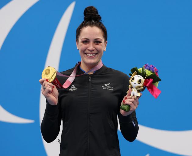 Sophie Pascoe has now won gold, silver and bronze in Tokyo. Photo: Getty Images 