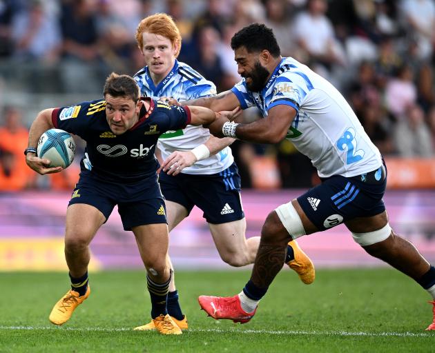 Mitch Hunt charges forward. Photo: Getty Images