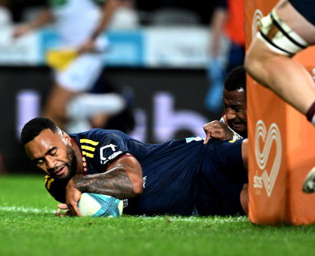 Jona Nareki scored the Highlanders' opening try. PHOTO: GETTY IMAGES 