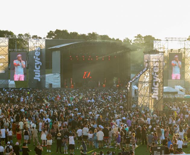 Juicy Fest was held at North Harbour Stadium on January 6, 2024. Photo: Getty Images