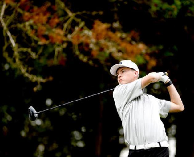 Cooper Moore, 16, is the defending New Zealand amateur champion. PHOTO: GETTY 