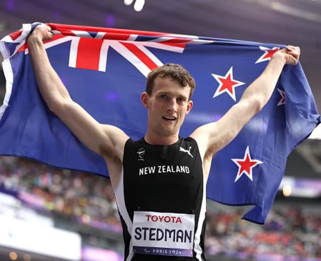 Will Stedman won a silver medal in the Men's 400m T36 final. Photo: Getty Images