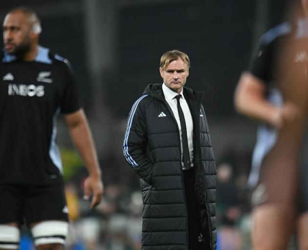 All Blacks coach Scott Robertson. Photo: Getty Images