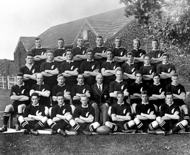 The Invincibles - New Zealand Rugby Football team of 1924. Photo: PA via Getty Images