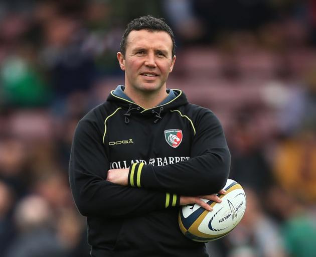 Aaron Mauger will leave the Leicester Tigers to join the Highlanders. Photo: Getty Images 