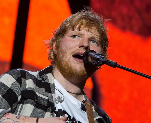 Ed Sheeran performing in Perth earlier this month. Photo: Getty Images 