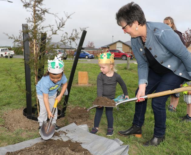 Hurunui Mayor Marie Black planted a totara tree at Amberley’s Eastern Reserve last year with a...