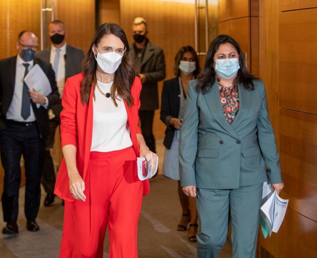 Prime Minister Jacinda Ardern and Covid-19 Response Minister Minister Ayesha Verrall. Photo: Mark...