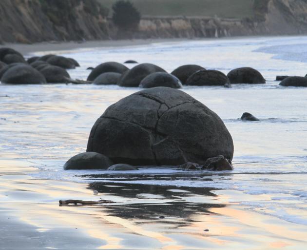 The Moeraki Boulders. Photo: ODT files 