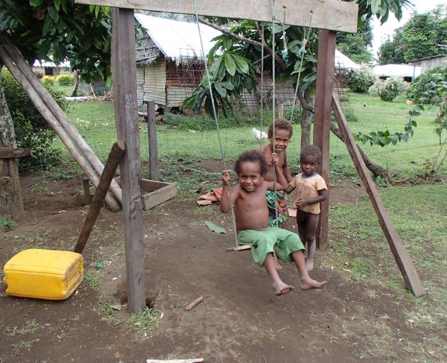 Children play in Amelvet. PHOTO: SUPPLIED